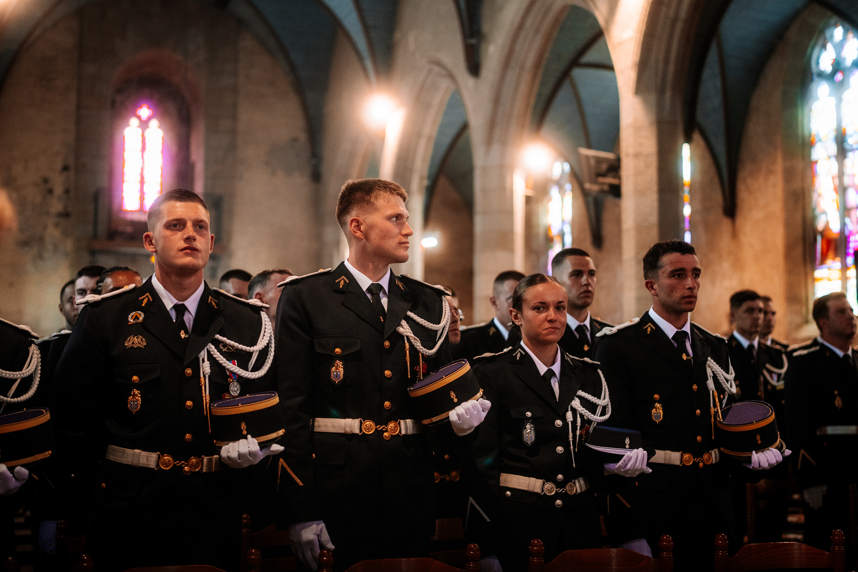 Cérémonie — 142e promotion, École de gendarmerie