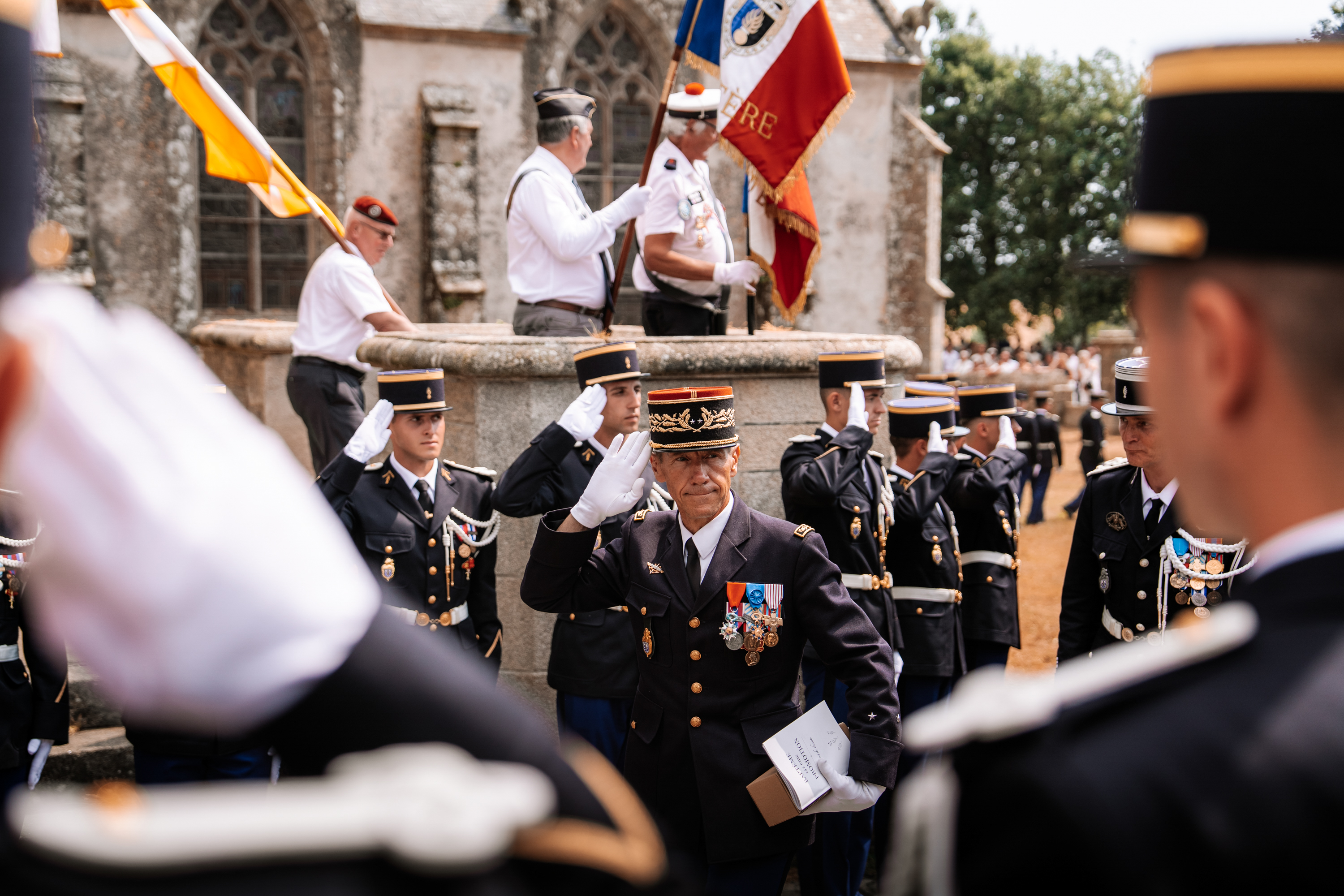 Cérémonie — 142e promotion, École de gendarmerie