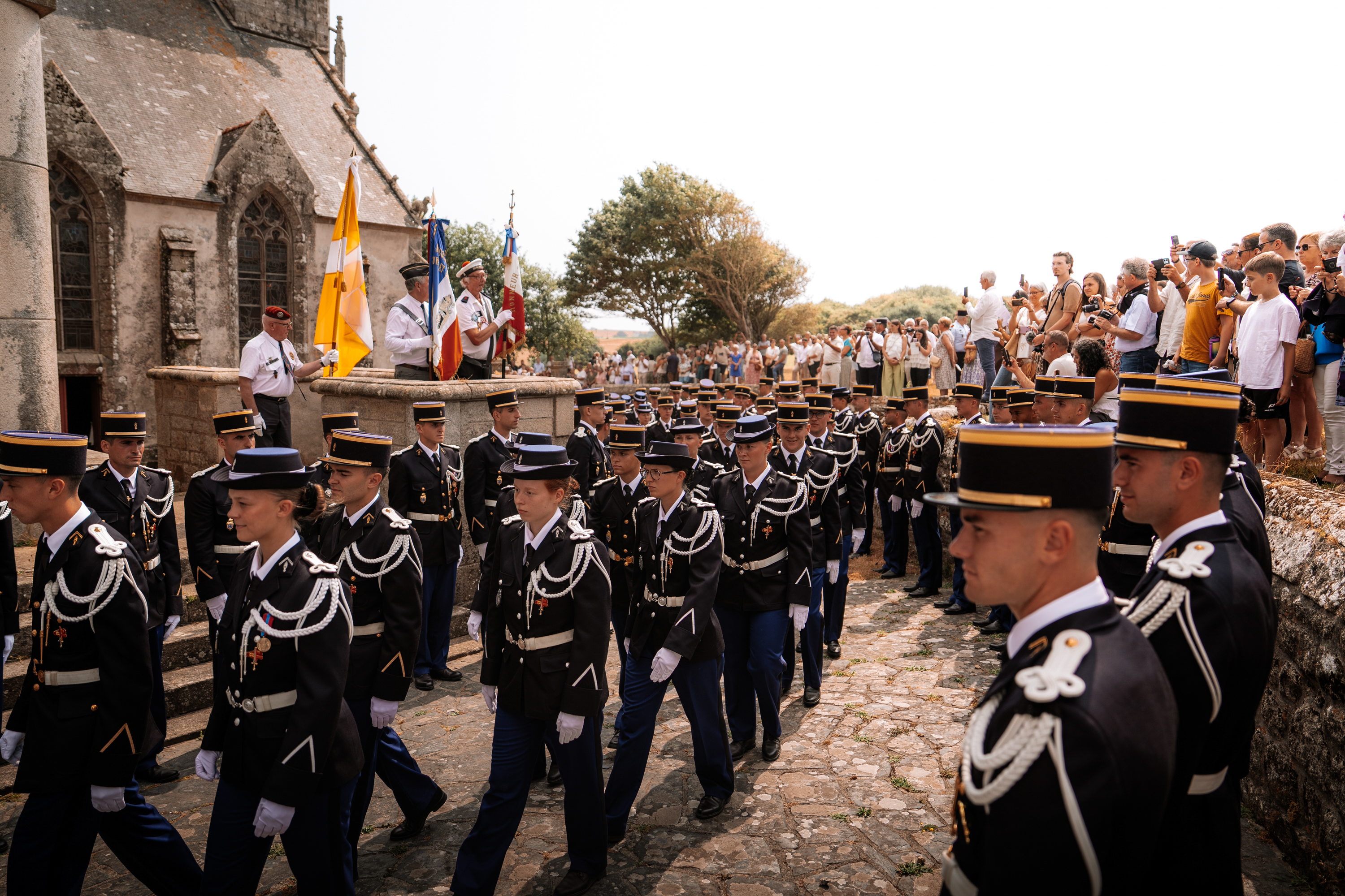 Cérémonie — 142e promotion, École de gendarmerie